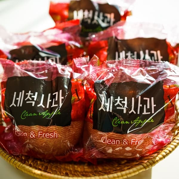 산지직배송 세척 부사사과 2kg/4kg 개별포장 한입과/소과 랜덤