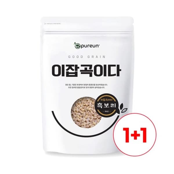 [25년햅곡]국내산 흑보리 1kg+1kg/5kg 미곡