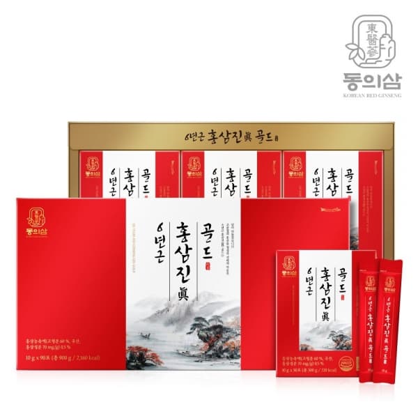 동의삼 6년근 홍삼진(眞)골드 90포(쇼핑백 포함) 옵션 이미지