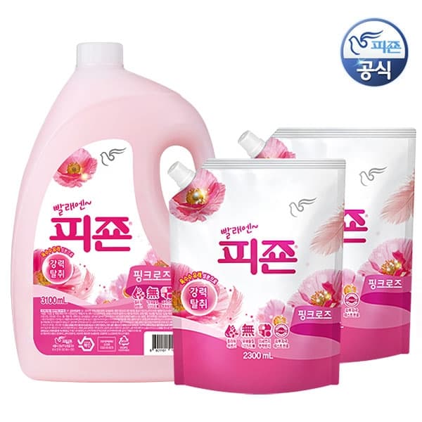 피죤 섬유유연제 블루비앙카 3100ml + 2300mlx2 옵션 이미지