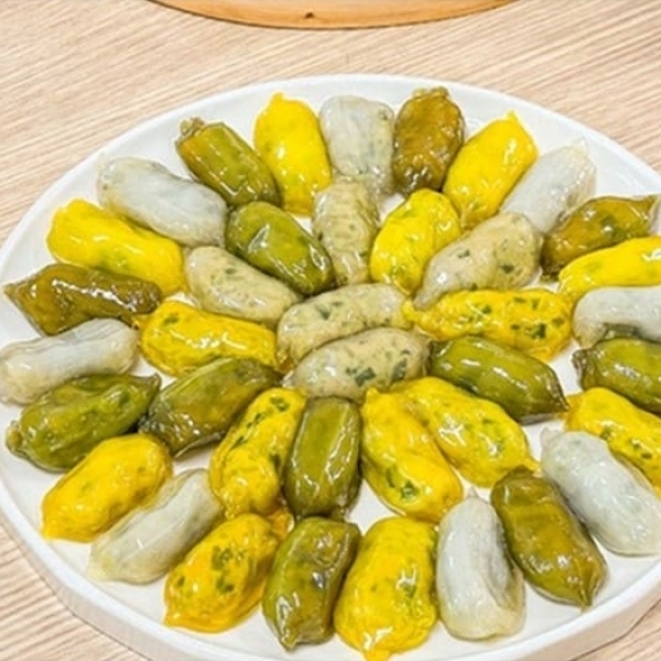 삼색옹심이만두 1kg x 1봉 옵션 이미지