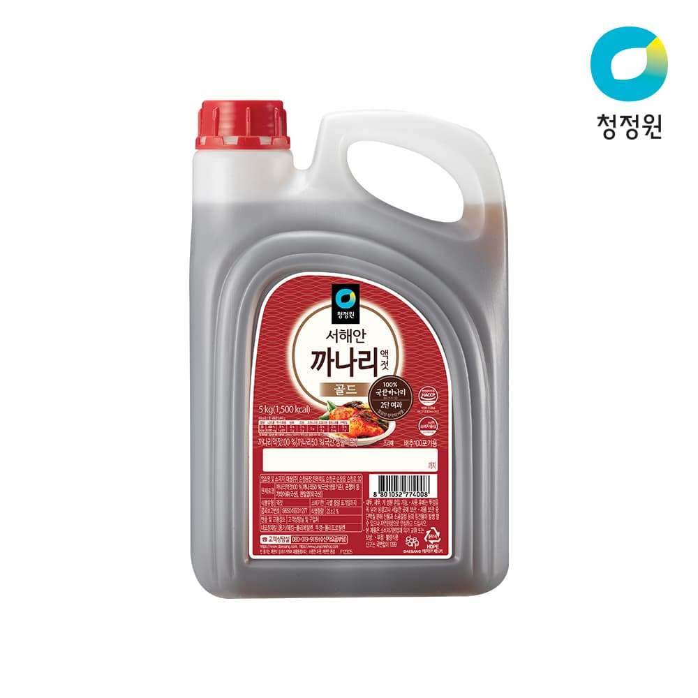 청정원 까나리액젓골드5kg
