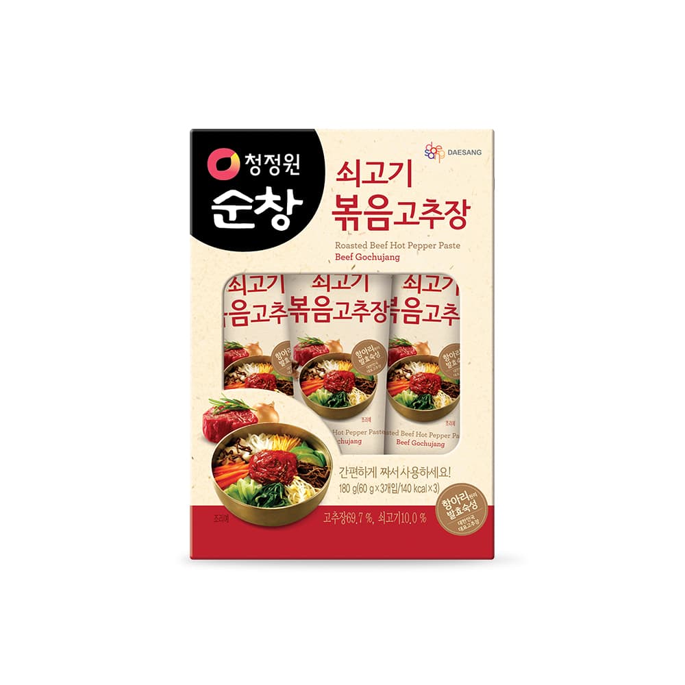 청정원 (쌀)쇠고기볶음고추장60g*3ea