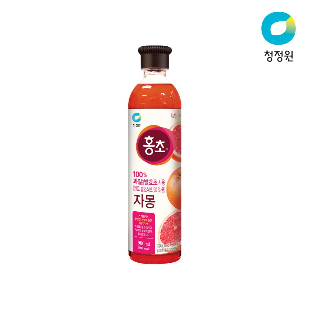 청정원 홍초 자몽 900ml