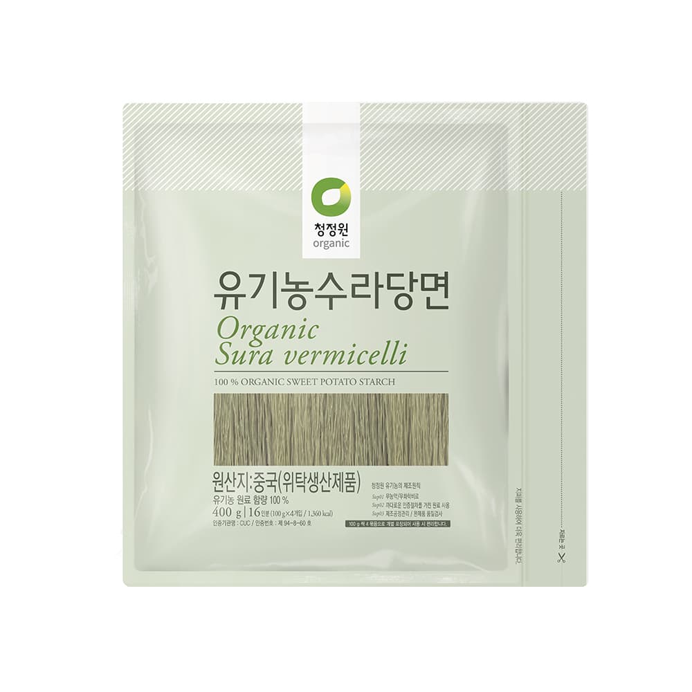 청정원 유기농 수라 당면 400g