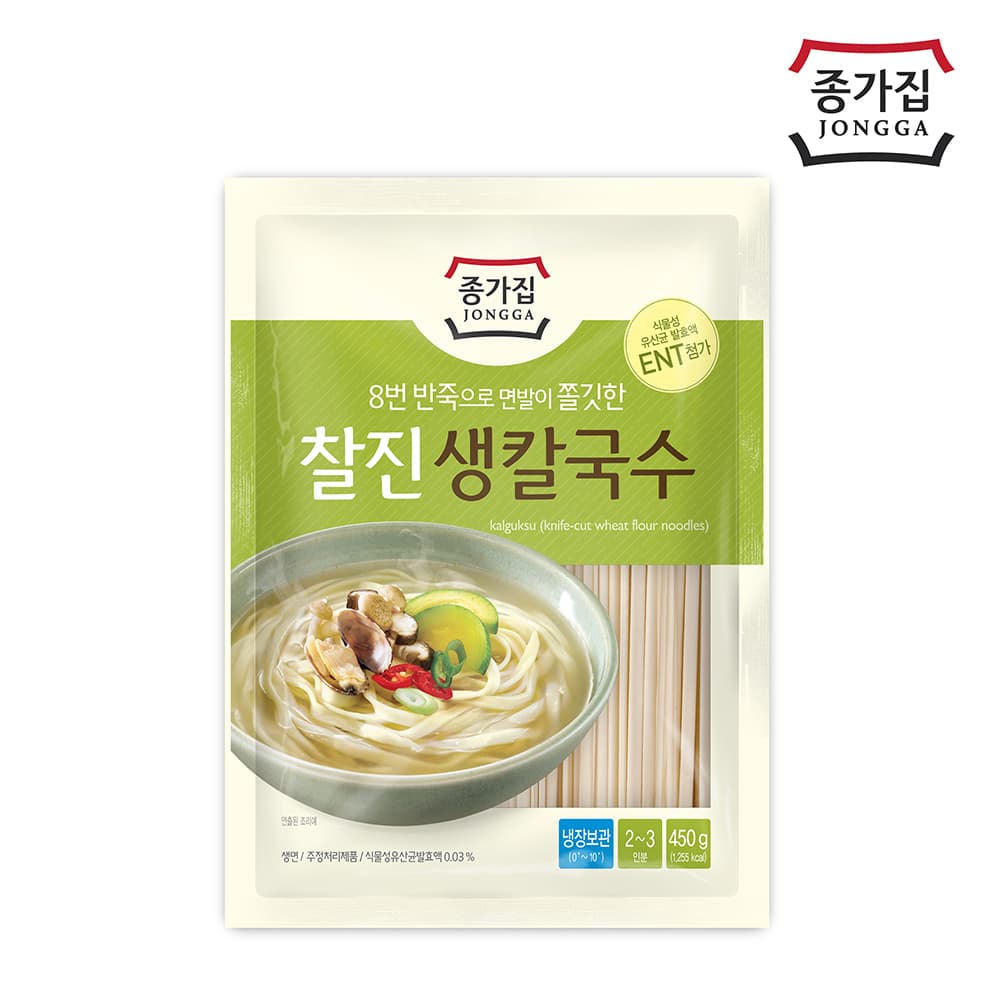 청정원 찰진생칼국수450g