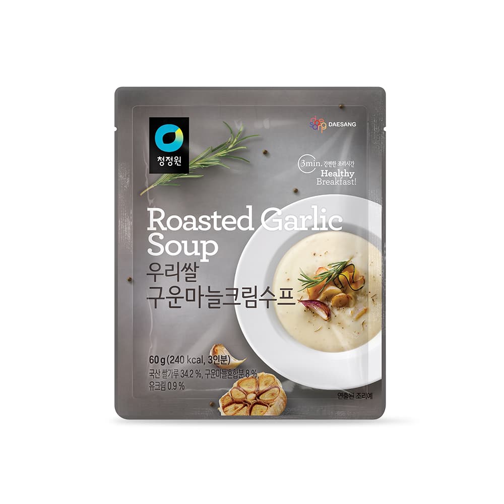 청정원 우리쌀마늘크림수프60g