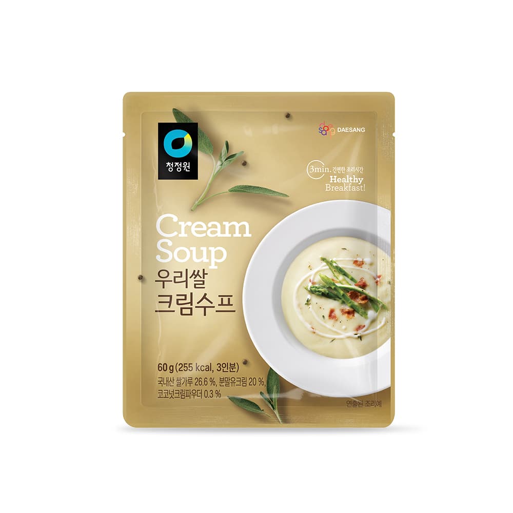 청정원 우리쌀크림수프60g