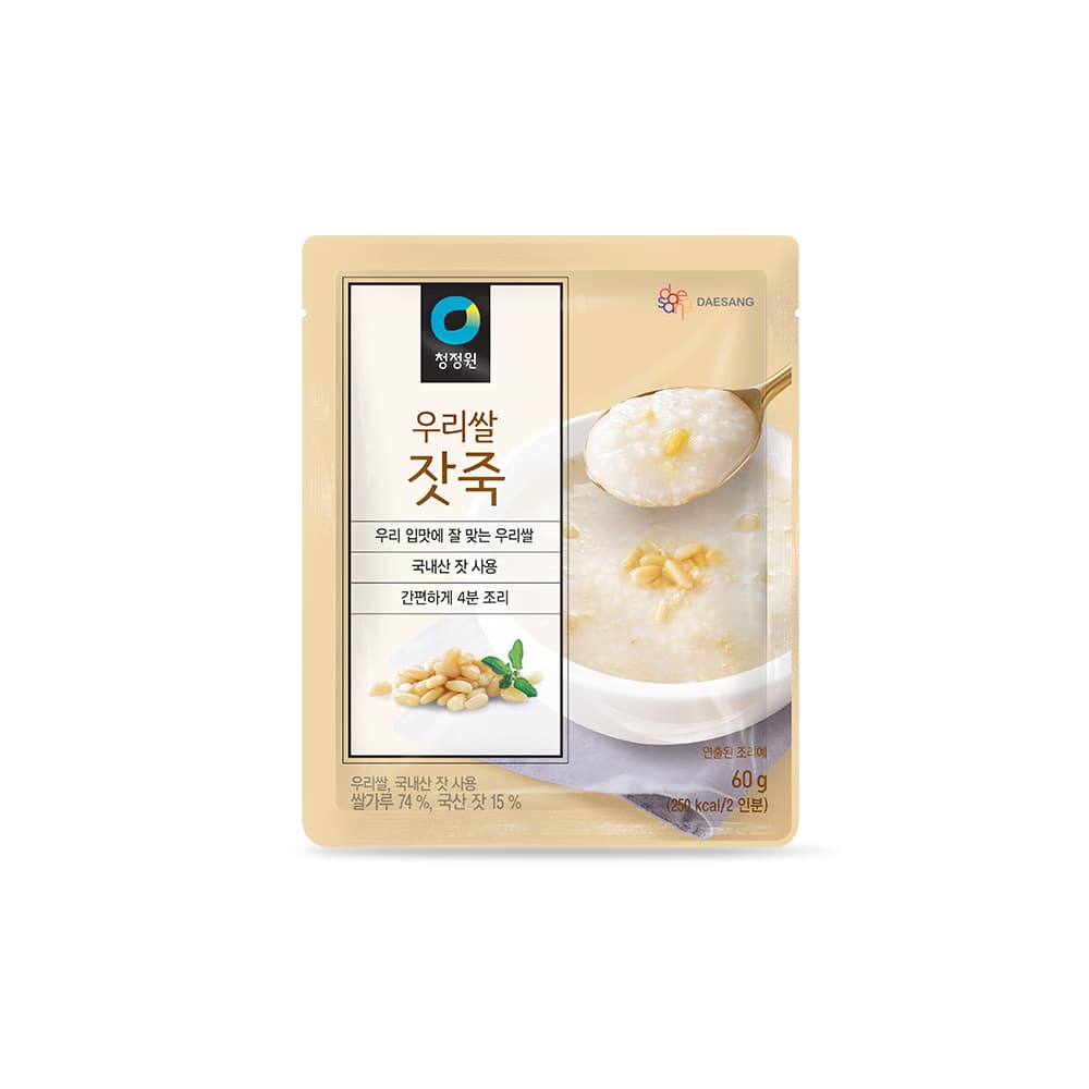 청정원 (리뉴얼)우리쌀잣죽60g
