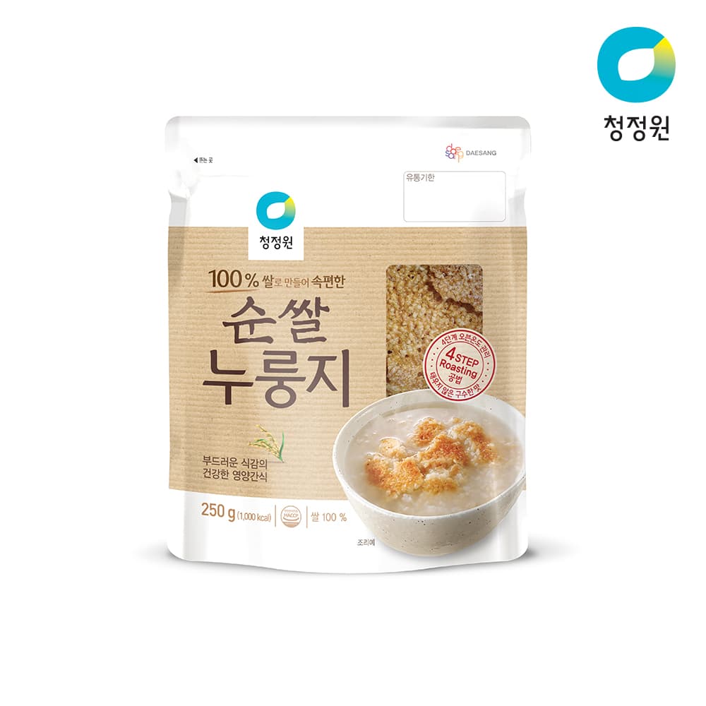 청정원 순쌀누룽지 250g