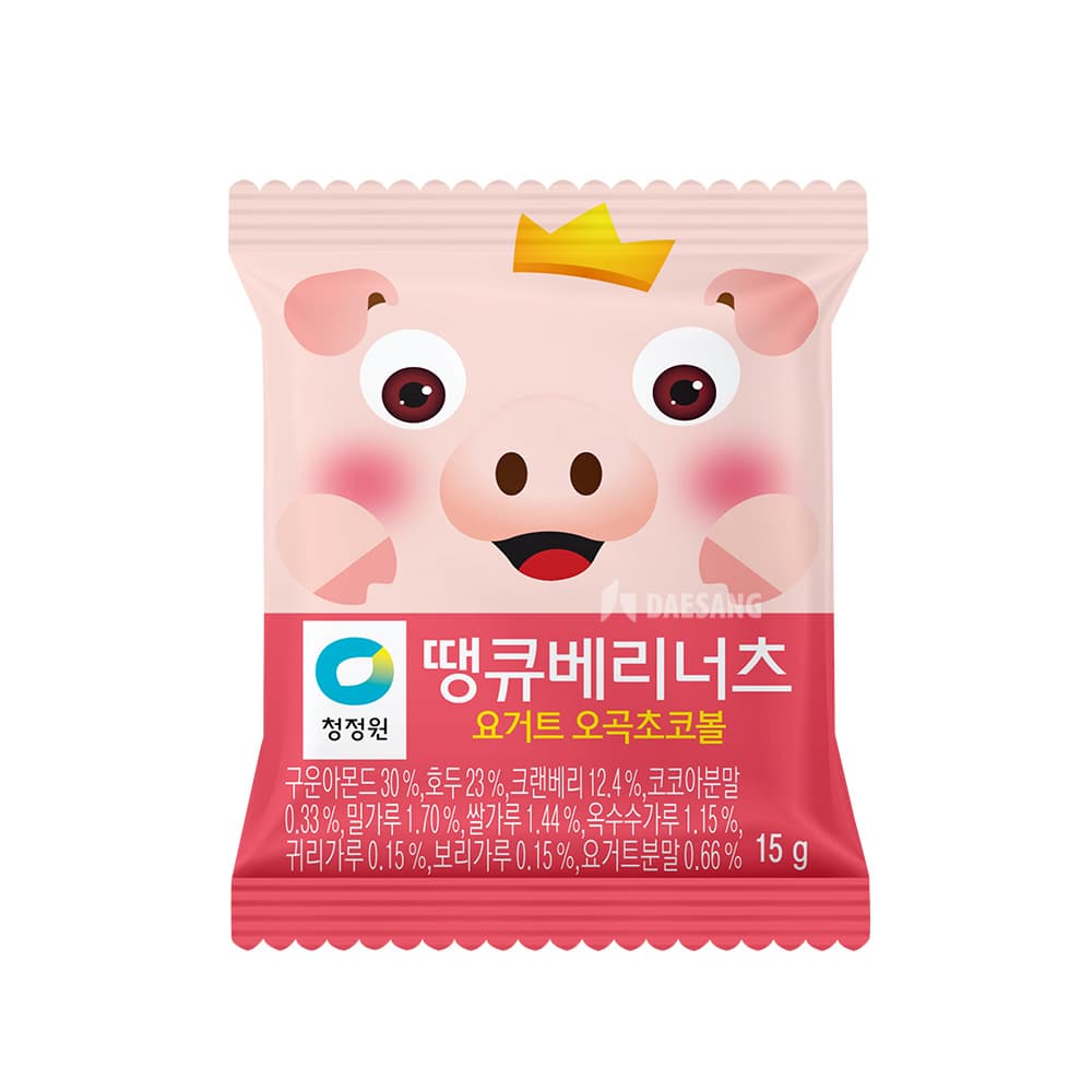 청정원 (돼지)땡큐베리너츠요거트오곡초코볼15g*30