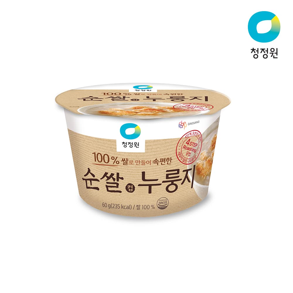 청정원 순쌀컵누룽지 60g