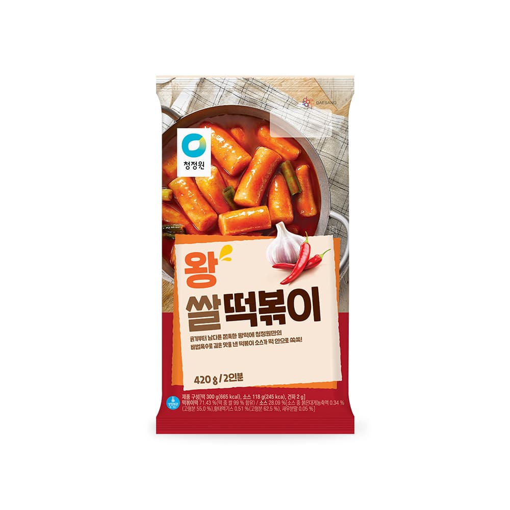 청정원 왕쌀떡볶이 420g(냉장)