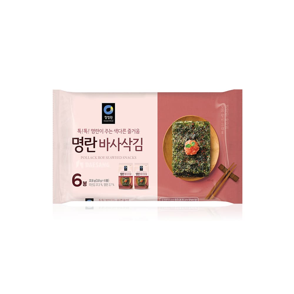 청정원 명란맛바사삭김 3.8g*6(내수)