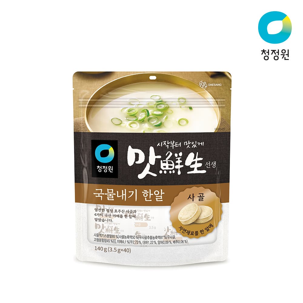 청정원 맛선생사골국물내기한알 140g(3.5g*40ea)