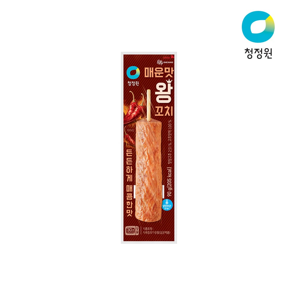 청정원 매운맛왕꼬치90g