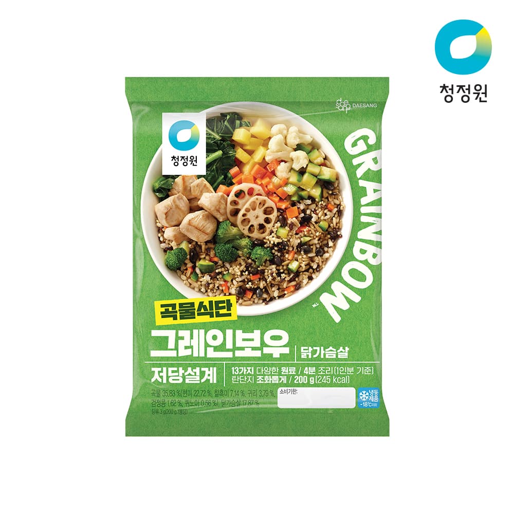 청정원 그레인보우 닭가슴살 200g