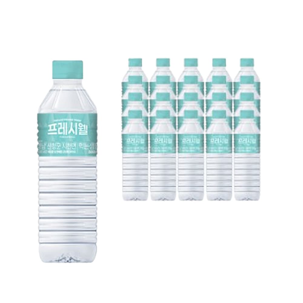 [프레시웰] PH 8.0 지리산 천연암반수 500ml 모음전