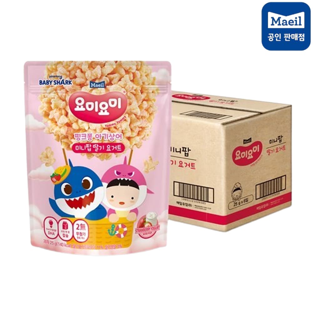 매일 요미요미 미니팝 딸기요거트 30g 6봉