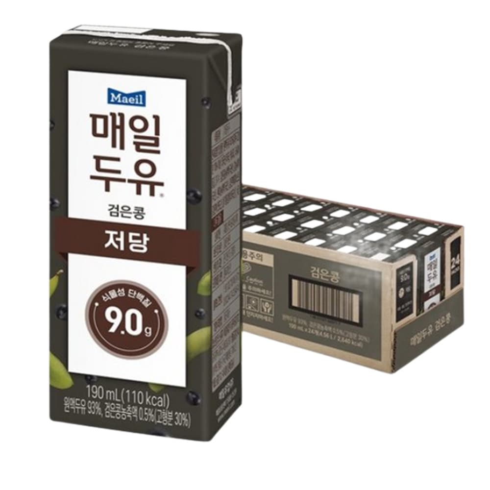 [매일]두유 고단백검은콩 190ml 24팩