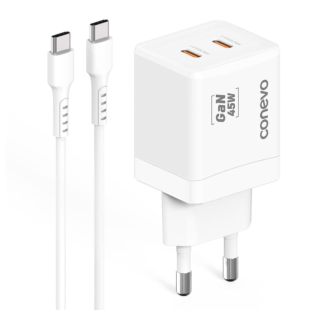 [코네보] GaN 45W 2포트 초고속 충전기