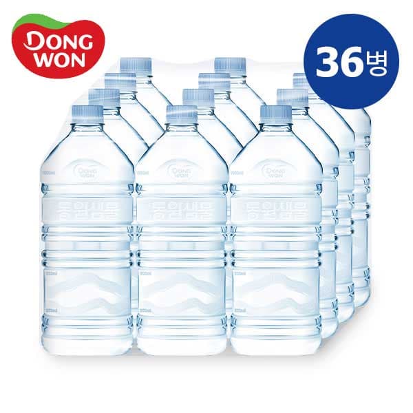 [동원] 동원샘물 무라벨 생수 1.1L x 36병
