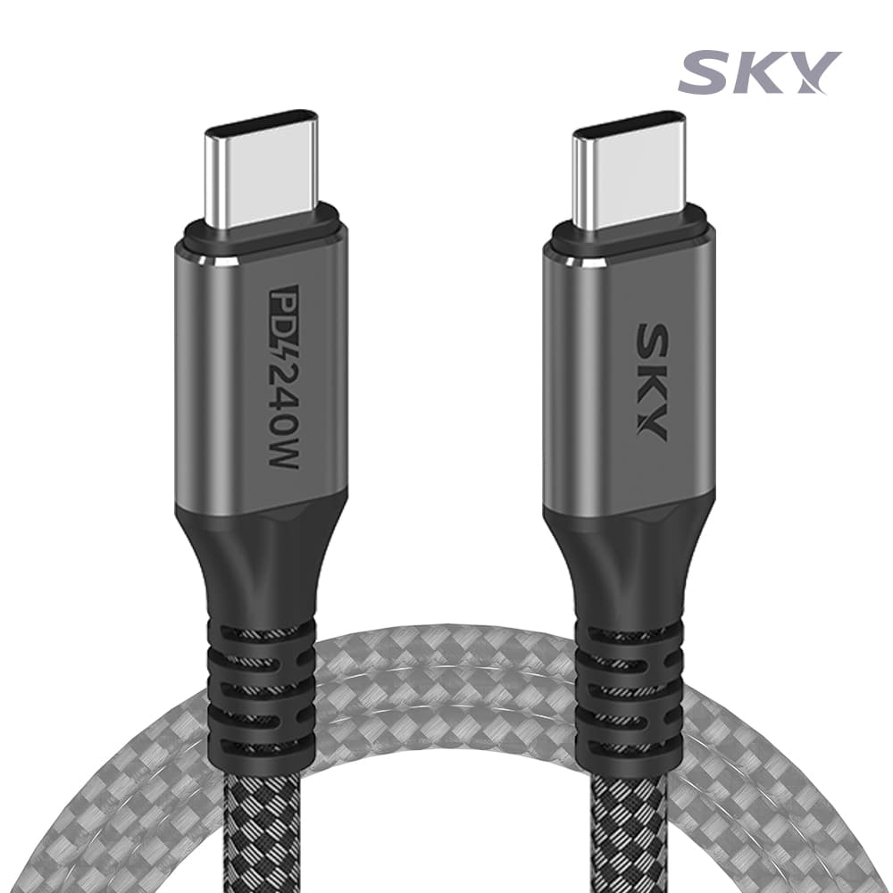 [스카이] 비트 USB4 240W 40Gbps 썬더볼트 케이블 1.2M