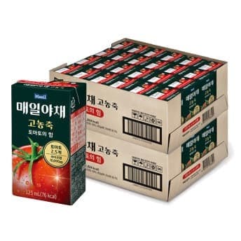 [매일유업] 매일야채 고농축 토마토의힘 125mL*48팩