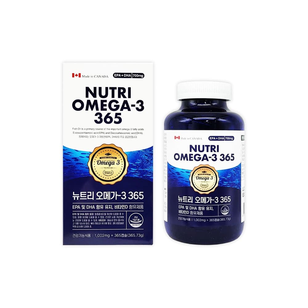 뉴트리 오메가3 365 1,002mg x 365캡슐