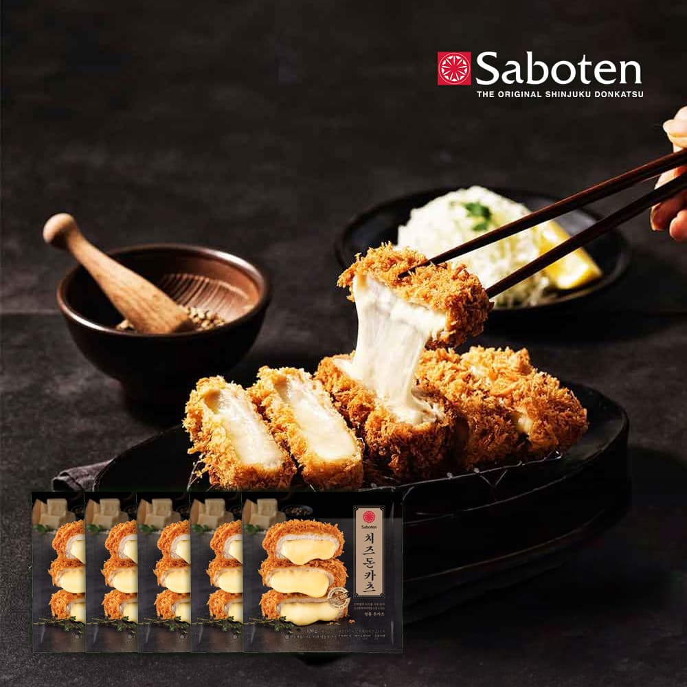 [사보텐] 치즈 돈카츠 130g x 5팩