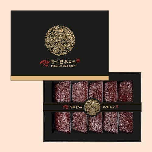칸 수제 황제 1++한우육포 선물세트 360g / 60g*6팩