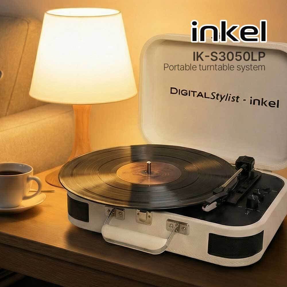 INKEL 휴대용 턴테이블스피커 IK-S3050LP