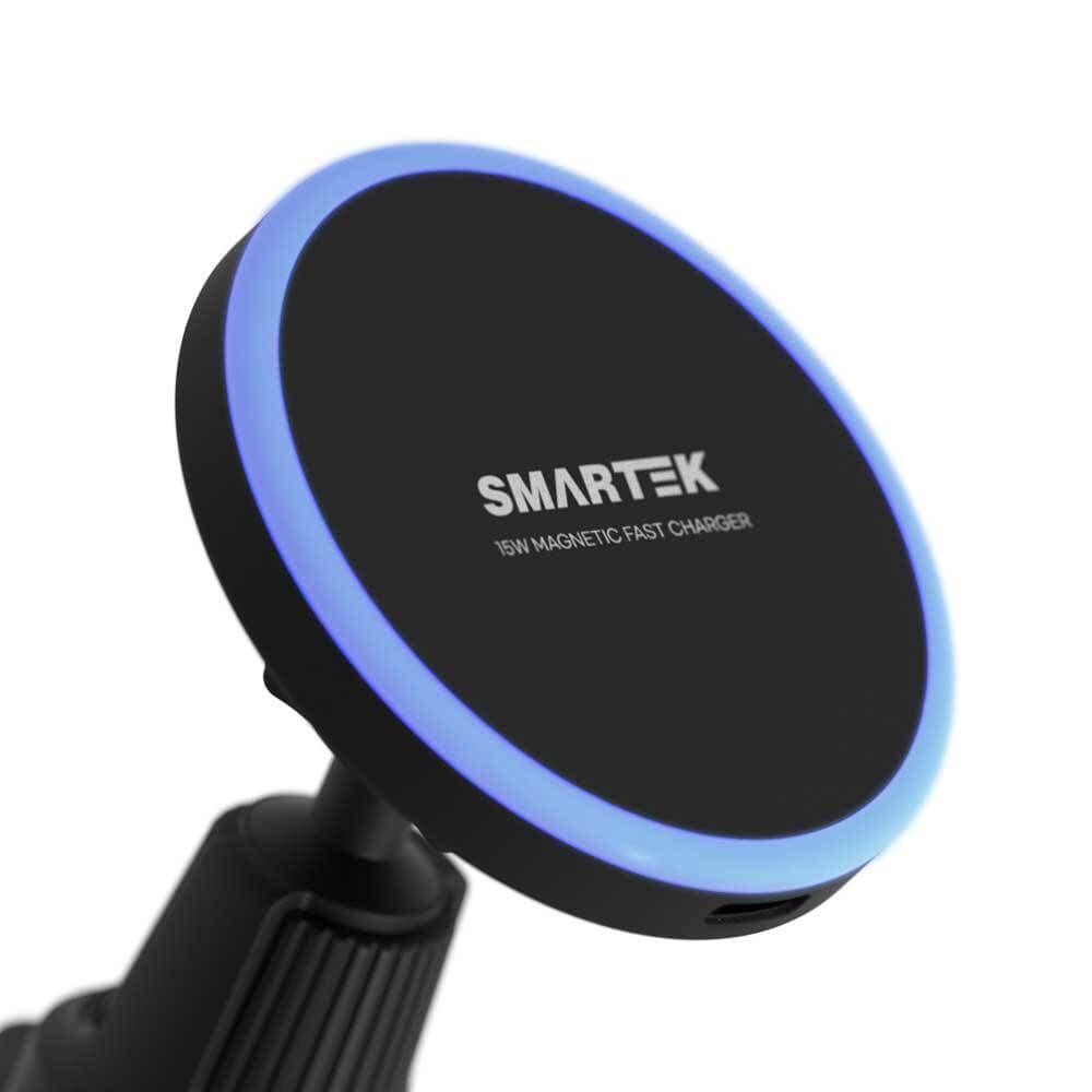 [SMARTEK] 15W 고속 마그네틱차량용 쿨링 충전 거치대 ST-CM4