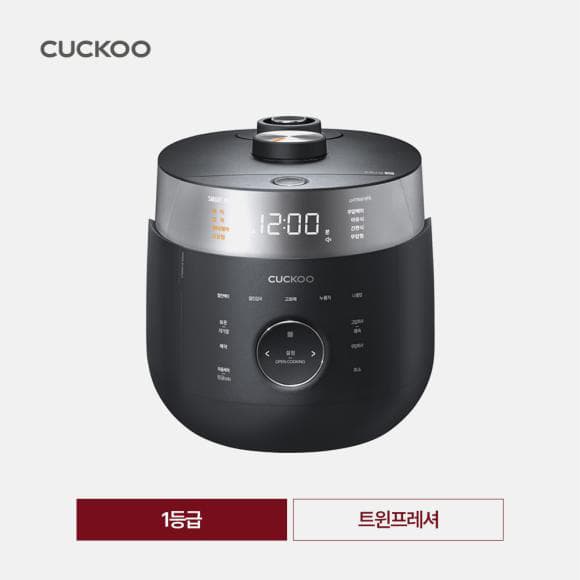 쿠쿠 트윈프레셔 마스터셰프 밥솥 (6인용, 블랙) CRP-LHTR0610FB
