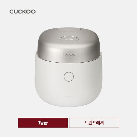 쿠쿠 마스터셰프 사일런스 밥솥 (10인용,그레이스화이트) CRP-NHTR1010FGW