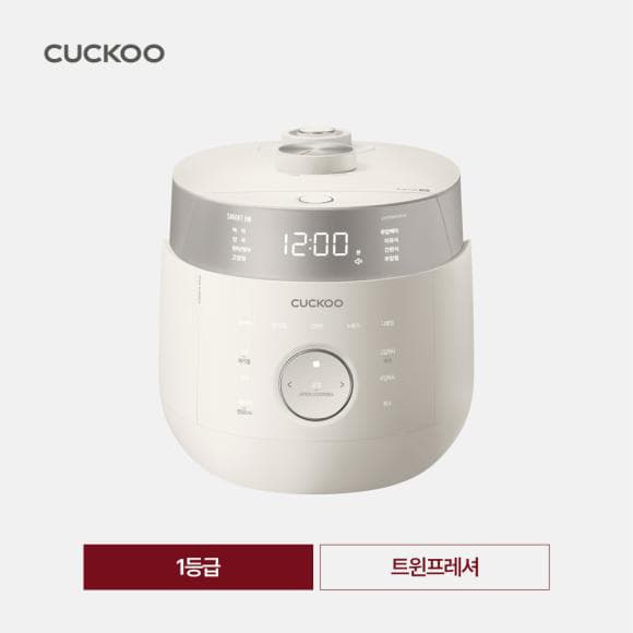 쿠쿠 트윈프레셔 마스터셰프 밥솥 (6인용, 그레이스 아이보리) CRP-LHTR0610FGI