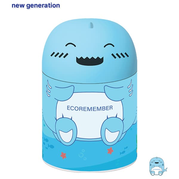 에코리멤버 깜직이 상어 변기세정제 700ml 파랑/분홍/초록_택1