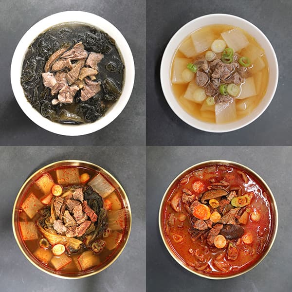 [미성외식] 한우 미역국,소고기무국,장터국밥,육개장 300g_택1