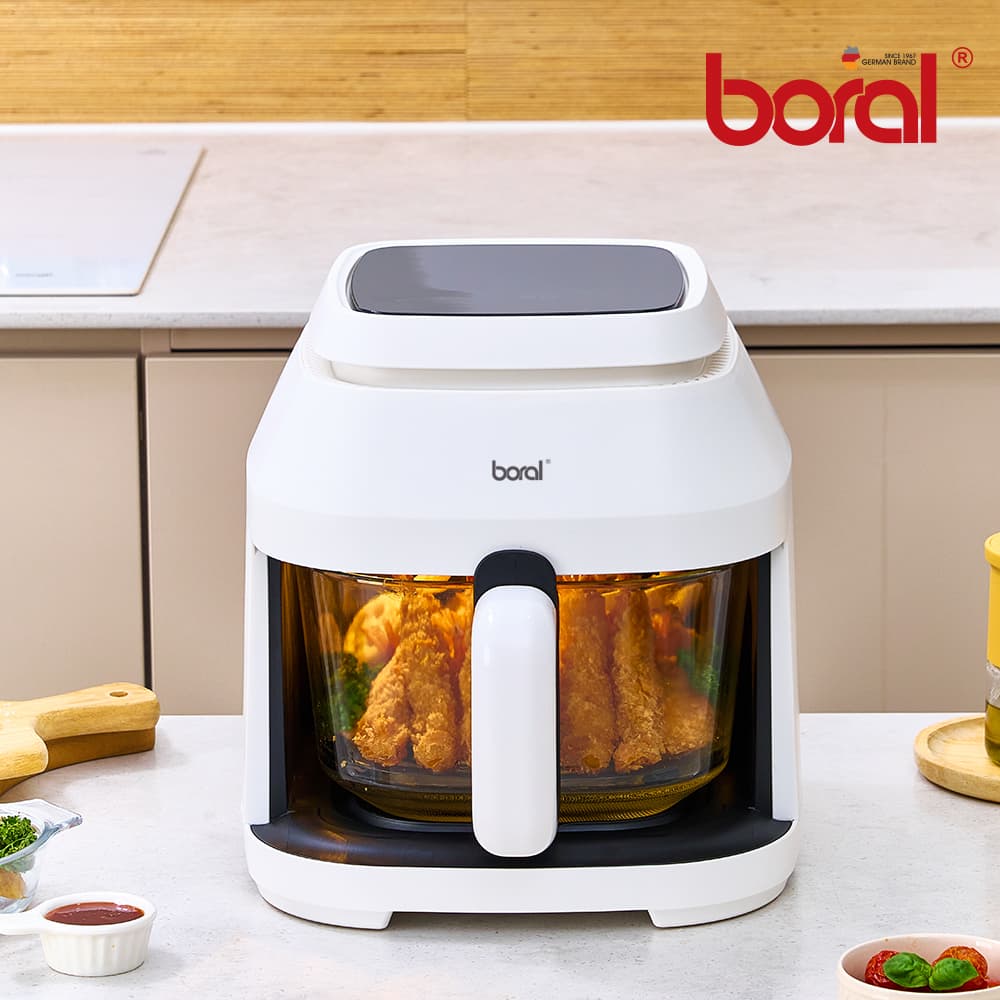 보랄 글래스 에어프라이어 5L BR-D600AF