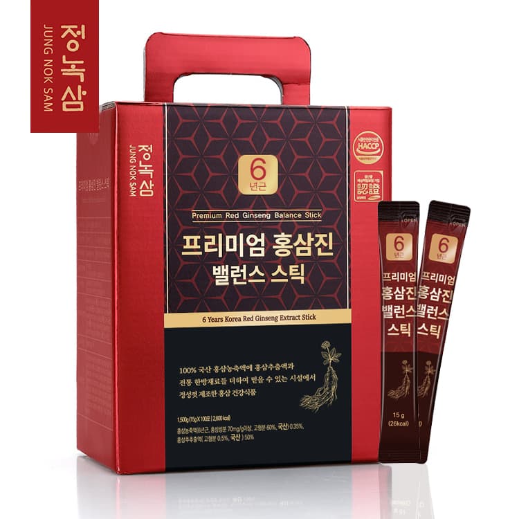 [정녹삼] 프리미엄 홍삼진 밸런스 스틱 (15ml*100포)