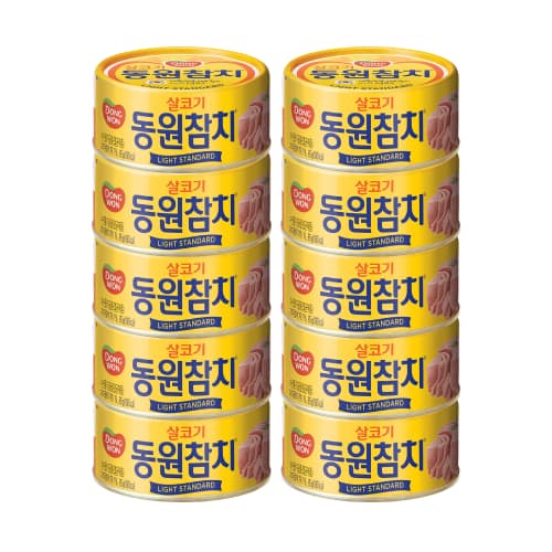 [동원] 라이트 스탠다드 참치  (85g×10캔)
