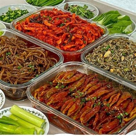 고추무침 1kg x 1팩 옵션 이미지