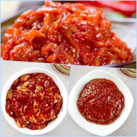 졸여서 쌈밥으로 먹는 국내산 갈치 속젓 250g 옵션 이미지