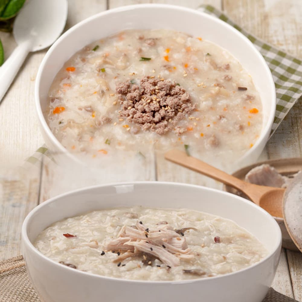 다림식품 아침식사로 좋은 한끼식사세트(쇠고기죽5+닭죽5)