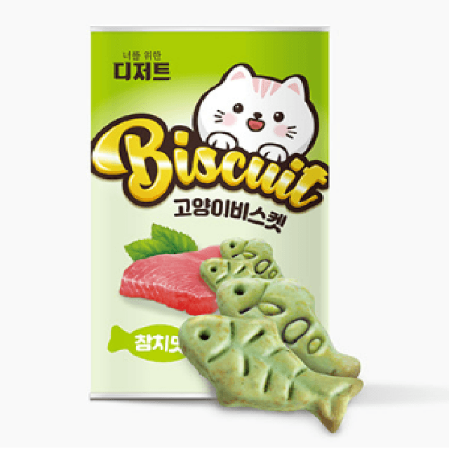 너를위한디저트 고양이 비스켓 간식 캣닢