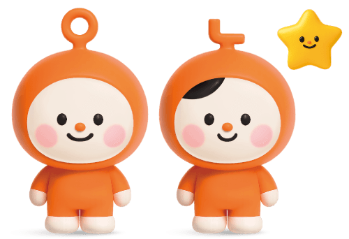 온누리 전통시장 상품 안내 캐릭터