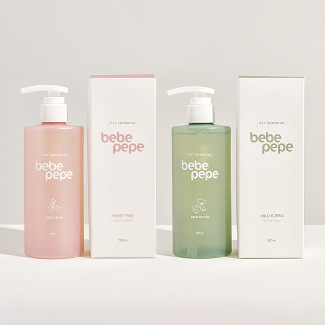 베베페페 슈퍼푸드 저자극 강아지샴푸&린스 올인원 300ml