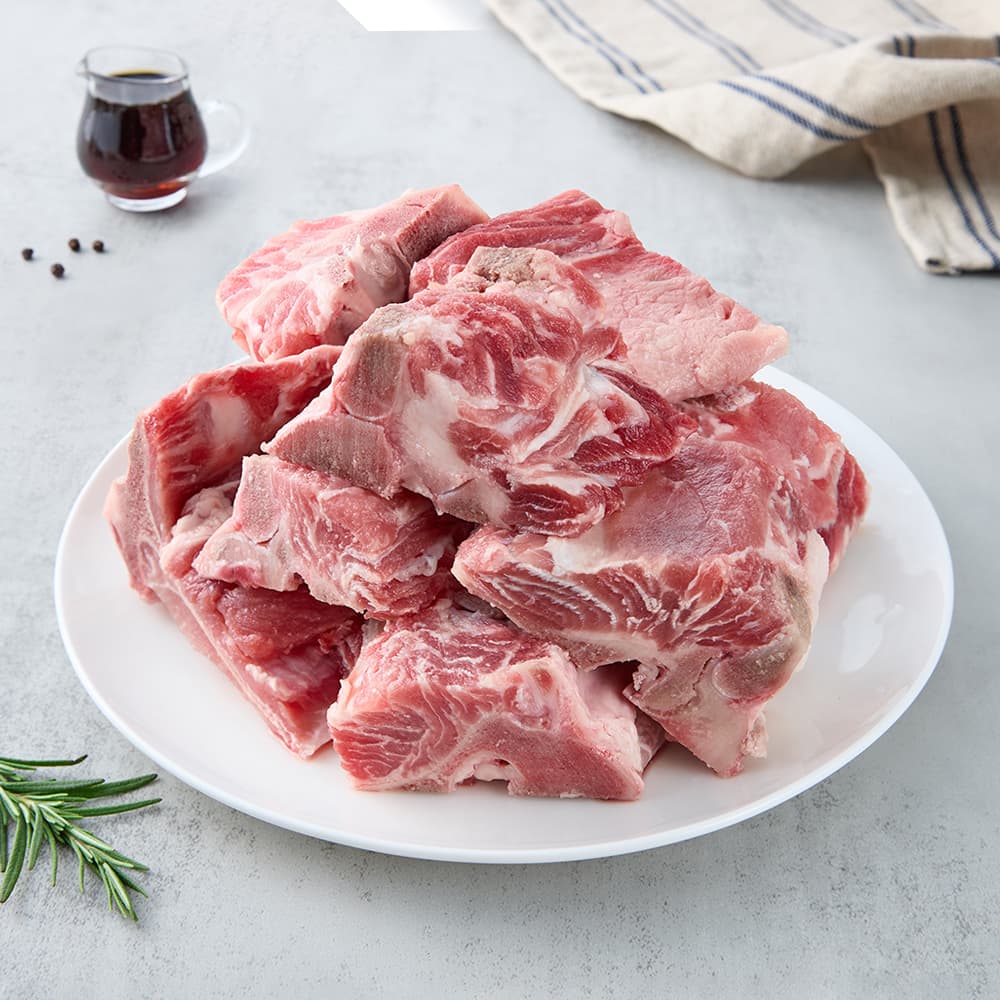 ★한돈등뼈★ 한돈 돼지 등뼈 3kg~6kg