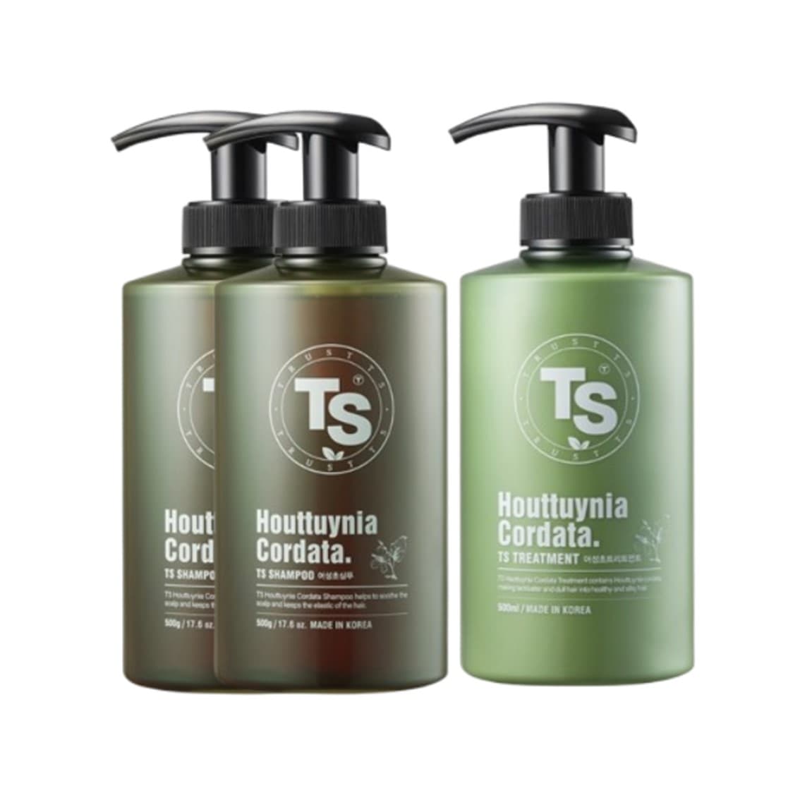 TS어성초 샴푸 500g 2개+TS어성초 트리트먼트 500g 1개